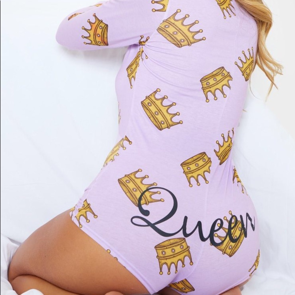 Pretty Little Thing pajama romper